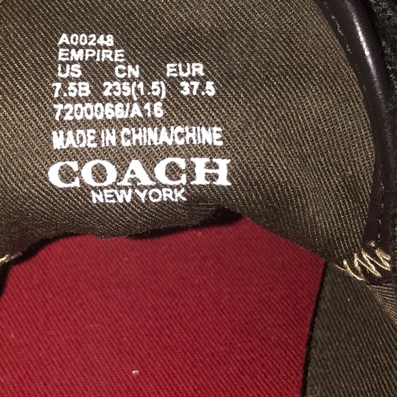 coach sneakers - Picture 4 of 6